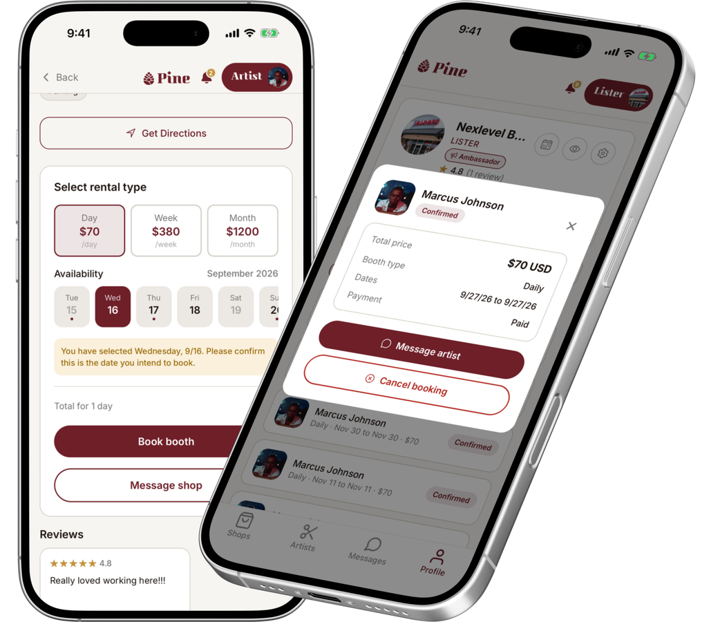 Pine App Screen 3